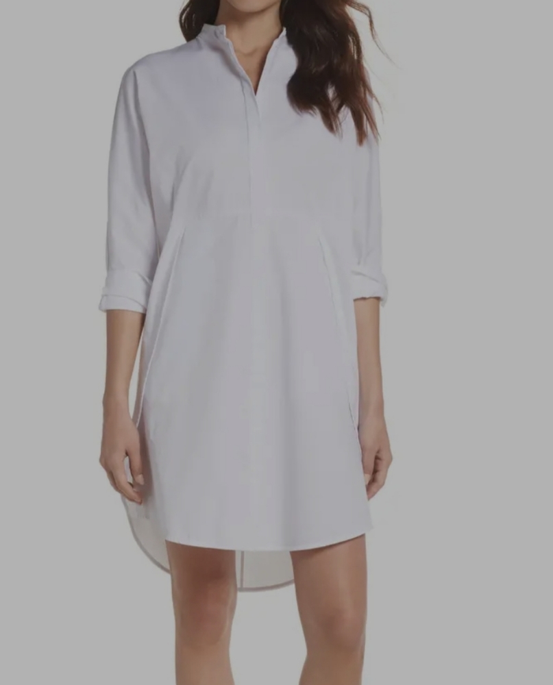 Caara Shirt Dress White Small